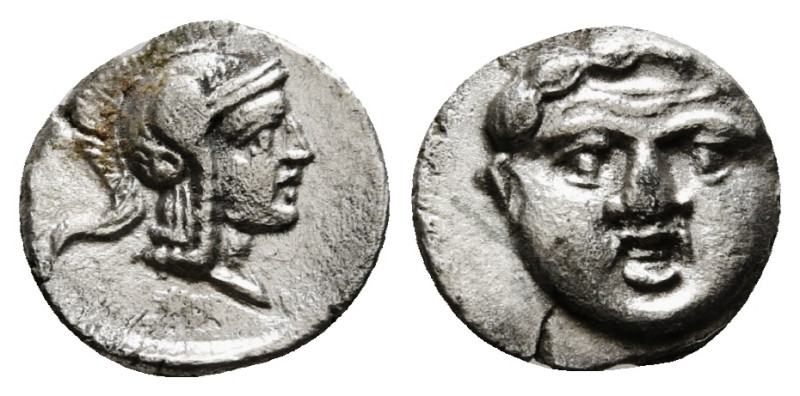 PISIDIA. Selge. Obol (Circa 350-300 BC).
Obv:Helmeted head of Athena right.
Rev:...