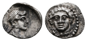 CILICIA. Tarsos. Tarkumuwa (Datames) (Satrap of Cilicia and Cappadocia, 384-361/0 BC). Obol.
Obv: Draped bust of female (Aphrodite?) right.
Rev: Drape...