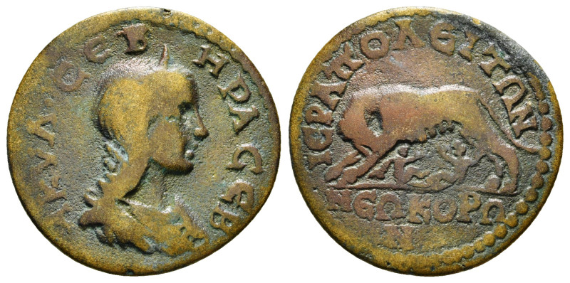 PHRYGIA, Hierapolis, Aquilia Severa (Augusta, 218-222) AE 
Obv: ΑΚΥΛ ϹƐΒΗΡΑ ϹƐΒ ...