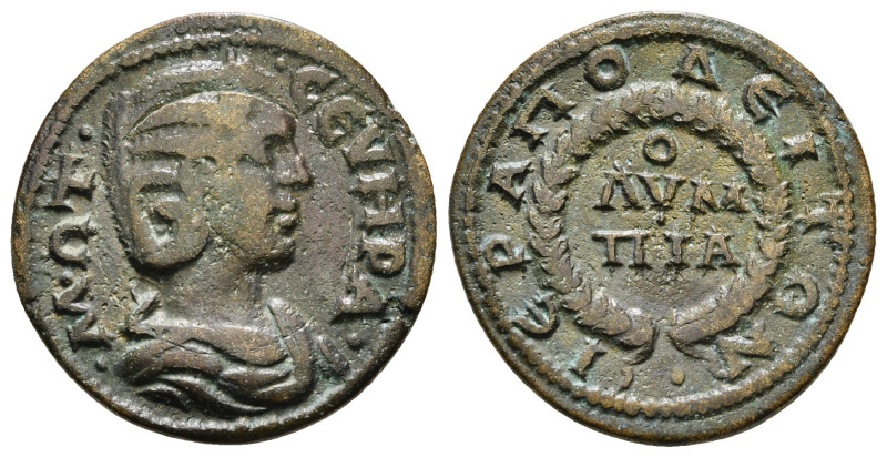 PHRYGIA. Hierapolis. Otacilia Severa (Augusta, 244-249). Ae.
Obv: Μ ΩΤ ϹЄΥΗΡΑ.
D...