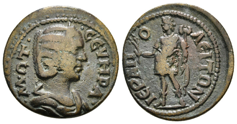 PHRYGIA. Hierapolis. Otacilia Severa (Augusta, 244-249). Ae.
Obv: M ΩT CЄBHPA.Di...