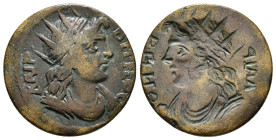 PHRYGIA. Hierapolis.(??)

Diademed and draped bust of Lairbenos. / Incuse of obverse. VF. Rare provincial brockage. 5,79 g - 22 mm