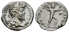 SEPTIMIUS SEVERUS (193-211). Denarius. Rome.
Obv: L SEPT SEV AVG IMP XI PART MAX.
Laureate head right.
Rev: IOVI PROPVGNATORI.
Jupiter advancing right...