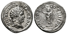 CARACALLA (197-217). Denarius. Rome.
Obv: ANTONINVS PIVS AVG GERM.
Laureate head right.
Rev: P M TR P XVII COS IIII P P.
Serapis standing facing, head...