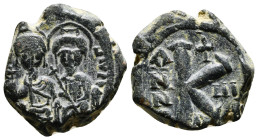 Byzantine Follis AE 7,27 g