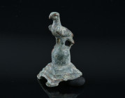 Roman Bronze Eagle Statuette
1st-4th century A.D.
Condition : See picture. No returns are accepted.
26,14 g - H 45,27 mm