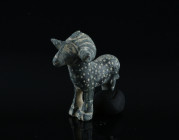 Roman Bronze Ram Figurine
1st-4th century A.D.
Condition : See picture. No returns are accepted.
34,83 g - H 38,74 mm