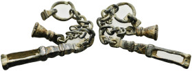 Bronze collectable items
Condition : See picture. No returns are accepted.
23,61 g - H 57 mm