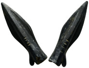 Ancient Roman Bronze Arrow Head
Condition : See picture. No returns are accepted.
5,75 g