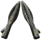 Ancient Roman Bronze Arrow Head
Condition : See picture. No returns are accepted.
2,79 g