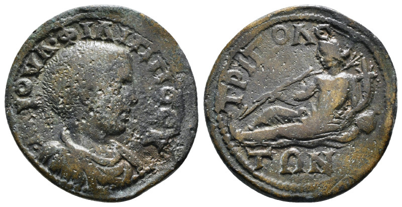 Phrygia. Hierapolis. Philip II as Caesar AD 244-247. Æ 9,30Gr