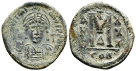 JUSTINIAN I (527-565). Follis . Bronze. 18,19G