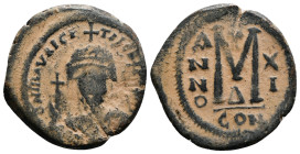 MAURICE TIBERIUS (582-602). Follis. AE. Bronze. 8,83G
Artifically patinated