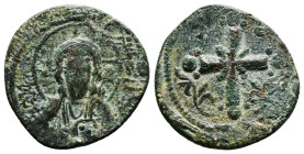 Byzantine. ANONYMOUS FOLLES. Class. AE. Bronze. 4,04G