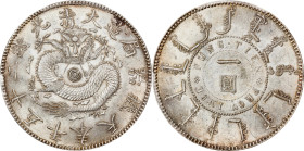 (t) CHINA. Fengtien. 7 Mace 2 Candareens (Dollar), CD (1899). Fengtien Mint. Kuang-hsu (Guangxu). PCGS MS-62.
L&M-478; K-248B; KM-Y-87; WS-0592. Vari...