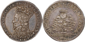GREAT BRITAIN. Charles I Scottish Coronation at St. Giles's Silver Medal, 1633. PCGS AU-55.
MI-266/60; Eimer-123. By N. Briot. Diameter: 29mm. Obvers...
