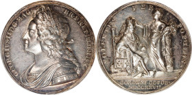 GREAT BRITAIN. George II Coronation Silver Medal, 1727. London Mint. PCGS SPECIMEN-58.
MI-479/4; Eimer-510. By J. Croker. Mintage: 800. Diameter: 35m...