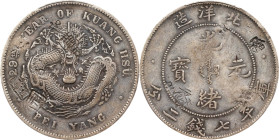 (t) CHINA. Chihli (Pei Yang). 7 Mace 2 Candareens (Dollar), Year 29 (1903). Tientsin (East Arsenal) Mint. Kuang-hsu (Guangxu). PCGS Genuine--Chopmark,...