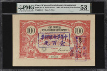 (t) CHINA--MISCELLANEOUS. Chinese Revolutionary Government. 100 Dollars/100 Piastres, 1906. P-Unlisted. PMG About Uncirculated 53.
Serial number 0792...