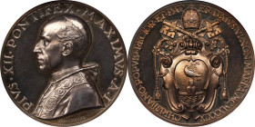 ITALY. Papal (Vatican City). Election of Pius XII Silver Medal, Year I (1939). NGC MS-63.
Bartolotti-939.

1939年意大利梵蒂岡銀章。

Estimate: $60.00- $100...
