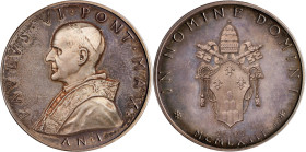 ITALY. Papal (Vatican City). Election of Paul VI Silver Medal, Year I (1963). PCGS SPECIMEN-63.
Rinaldi-158; Bartolotti-963.

1963 年義大利教宗（梵蒂岡城）當選第一...