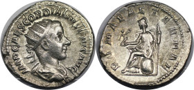 Römische Münzen, MÜNZEN DER RÖMISCHEN KAISERZEIT. Gordianus III. (238-244 n. Chr). Antoninianus 	240 n. Chr. 4,25 g. 22,5 mm. Vs.: IMP CAES GORDIANVS ...