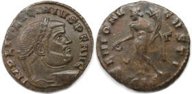 Römische Münzen, MÜNZEN DER RÖMISCHEN KAISERZEIT. Licinius I. (308-324 n. Chr). Follis (6.24 g. 25 mm). Vs.: IMP LIC LICINIVS PF AVG, Kopf mit Lorbeer...