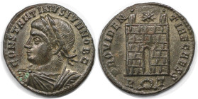 Römische Münzen, MÜNZEN DER RÖMISCHEN KAISERZEIT. Constantinus II. (337-340 n. Chr). Ae 3, 324-325 n. Chr., Rom. (2,83 g. 19 mm) Vs.: CONSTANTINVS IVN...
