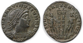 Römische Münzen, MÜNZEN DER RÖMISCHEN KAISERZEIT. Constantinus II. (337-340 n. Chr). Nummus 330-333 n. Chr., Constantinopolis. (2.61 g. 18 mm) Vs.: CO...