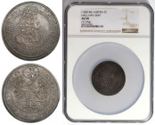 RDR – Habsburg – Österreich, RÖMISCH-DEUTSCHES REICH. Leopold I. (1658-1705). Doppeltaler ND (1680-86), Hall. Silber. 57,04 g. 47 mm. Dav. 3249. Herin...