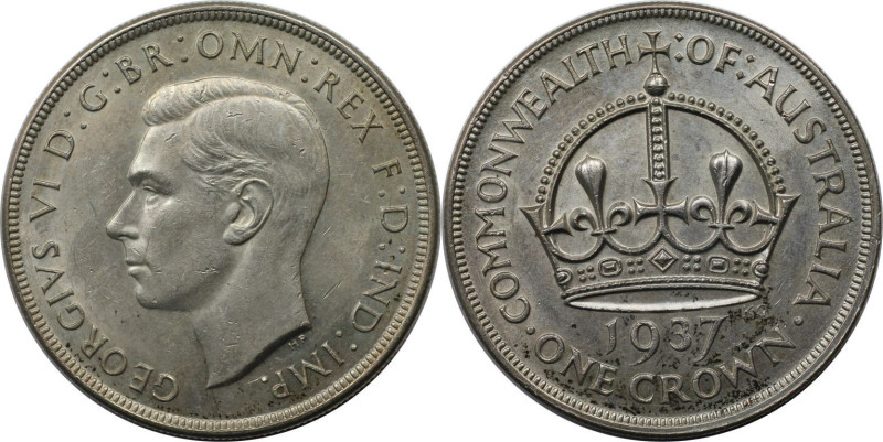 Weltmünzen und Medaillen, Australien / Australia. George VI. (1895-1952). Krönun...