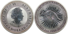 Weltmünzen und Medaillen, Australien / Australia. Elizabeth II. 1 Dollar 2020. Silber. 1 OZ. Stempelglanz