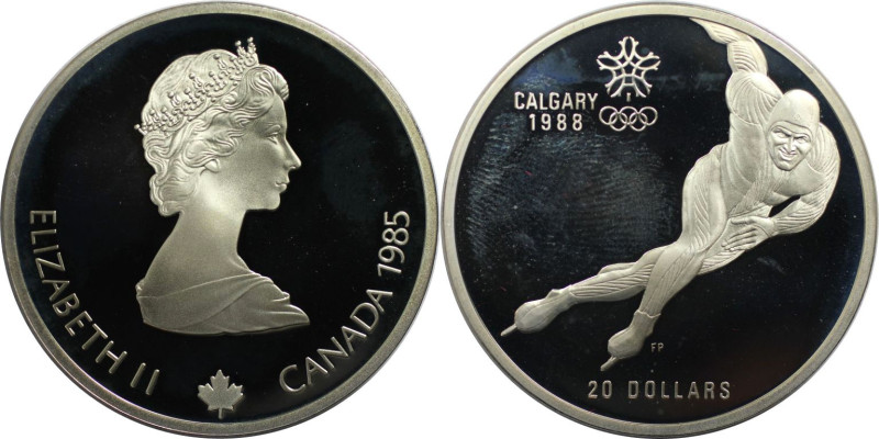 Weltmünzen und Medaillen, Kanada / Canada. XV. Olympische Winterspiele, Calgary ...