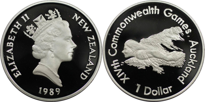 Weltmünzen und Medaillen, Neuseeland / New Zealand. XIV. Commonwealth Spiele. 1 ...
