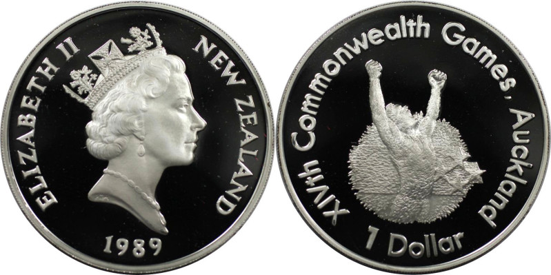 Weltmünzen und Medaillen, Neuseeland / New Zealand. XIV. Commonwealth Spiele. 1 ...