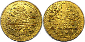 Weltmünzen und Medaillen, Türkei / Turkey. Selim III. Zeri Mahbub 1789 (AH 1203/15), Islambol. Gold. 2,38 g. KM 523, OC 28-014-03, Pere 697 (Jahr 8). ...
