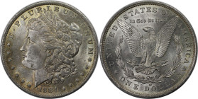 Weltmünzen und Medaillen, Vereinigte Staaten / USA / United States. "Morgan Dollar". 1 Dollar 1884 O. Silber. Vorzüglich-stempelglanz
