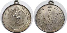 Medaillen und Jetons, Medaillen und Jetons alle Europa. Lettland, Russisches Reich. Aleksander I. (1801-1825). Dienstabzeichen Medaille 1820. 12,05 g....