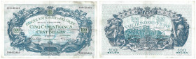 Banknoten, Belgien / Belgium. 500 Francs / 100 Belgas 28.01.1942. Pick 109. II