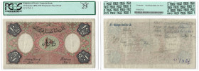 Banknoten, Iran. Imperial Bank. 10 Tomans (1890-1923) Progressive Face Proof. (Pick 4p)- w/o lion and portrait Nasr-ed-Din, sign. Arthur F. Grundy / J...