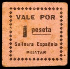 San Pedro del Pinatar. 25 céntimos y 1 peseta. (CCT. 274 y 275) (KG. 586a). 2 cartones, serie completa. Rarísimos. MBC-/MBC.