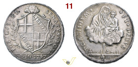 BOLOGNA GOVERNO POPOLARE (1796-1797) Scudo da 10 Paoli 1797 MIR 58/2 Pagani 36/37 Cassanelli 47 Ag g 29,07 mm 39 SPL