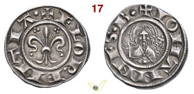 FIRENZE REPUBBLICA (1139-1532) Fiorino vecchio da 12 Denari, simbolo trifoglio al R/ D/ Grande giglio R/ Busto frontale di San Giovanni con lunga croc...