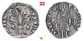 FIRENZE REPUBBLICA (1139-1532) Fiorino grosso da 2 Denari, detto Popolino (1368-1369) simbolo corona (Niccolò di Bocchino di Rimbaldese, I sem. 1369) ...