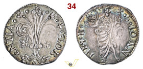 FIRENZE REPUBBLICA (1139-1532) Grosso da 6 Soldi e 8 Denari (1483-1502) stemma Pandolfini sormontato da A (Angelo di Pandolfo di Giannozzo Pandolfini,...