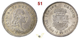 FIRENZE PIETRO LEOPOLDO I DI LORENA (1765-1790) Paolo 1783 MIR 389 Ag g 2,62 mm 25 • Gradevole patina q.FDC