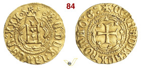 GENOVA BATTISTA DI CAMPOFREGOSO, Doge XXX (1478-1483) Ducato D/ Castello entro archi, sormontato da compasso R/ Croce patente entro archi MIR 120 Au g...
