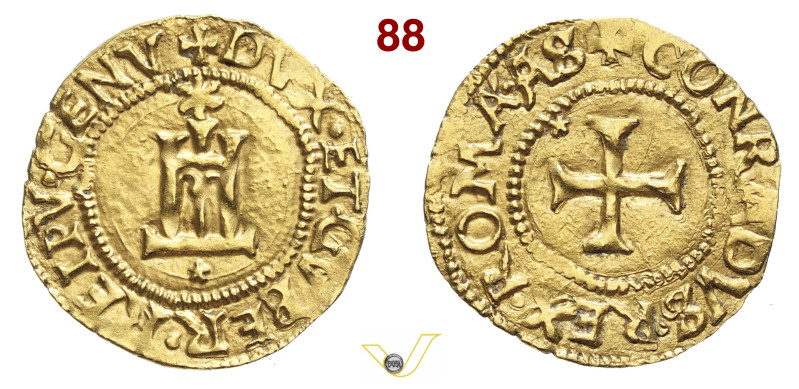 GENOVA DOGI BIENNALI, I fase (1528-1541) Scudo d'oro del Sole sigle AS D/ Castel...