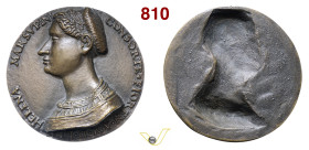 MARSUPINI, Elena (moglie di Cosimo I, 1536-1569) Medaglia uniface 1551 dal rovescio di una medaglia di Francesco Sangallo Bargello 1551 Ae g 216,06 mm...