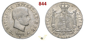BOLOGNA NAPOLEONE I, Imperatore (1804-1814) 5 Lire 1809 Ag g 24,90 mm 36 • Tracce di pulitura BB